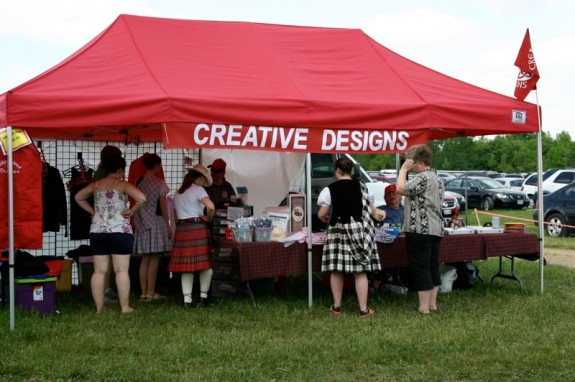 Vendor at Kingston Scottish Festival